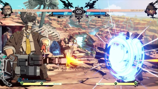 画像ギャラリー No.017のサムネイル画像 / 「GUILTY GEAR -STRIVE-」,ゴールドルイス=ディキンソンのプレイフィールをお届け。シーズンパス所有者は本日夕方頃からプレイ可能に