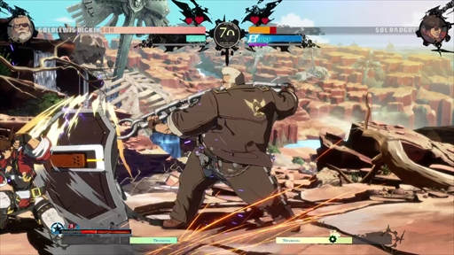 画像ギャラリー No.022のサムネイル画像 / 「GUILTY GEAR -STRIVE-」,ゴールドルイス=ディキンソンのプレイフィールをお届け。シーズンパス所有者は本日夕方頃からプレイ可能に