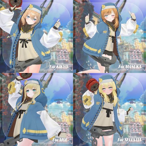 Thumbnail image of image collection No. 002 / “GUILTY GEAR -STRIVE-” releases “Bridget” costume set for VRChat.Costume sets that were sold in the past are now available at BOOTH
