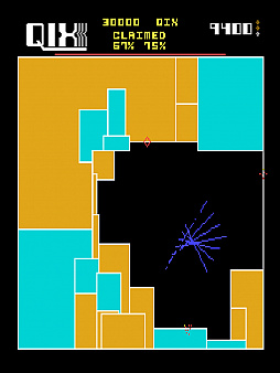 画像ギャラリー No.002のサムネイル画像 / PS4/Switch「アーケードアーカイブス クイックス」が2022年3月10日に配信。タイトーアメリカが開発した陣取りゲーム