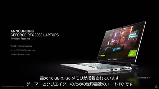 画像ギャラリー No.006のサムネイル画像 / NVIDIA,Ampere世代のミドルクラスGPU「GeForce RTX 3060」や,ノートPC向け「GeForce RTX 30」シリーズを発表