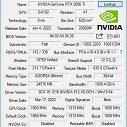 画像集#024のサムネイル/「GeForce RTX 3090 Ti GameRock OC」レビュー。GeForce RTX 30史上最強GPUは，価格に見合ったゲーム性能を有するのか
