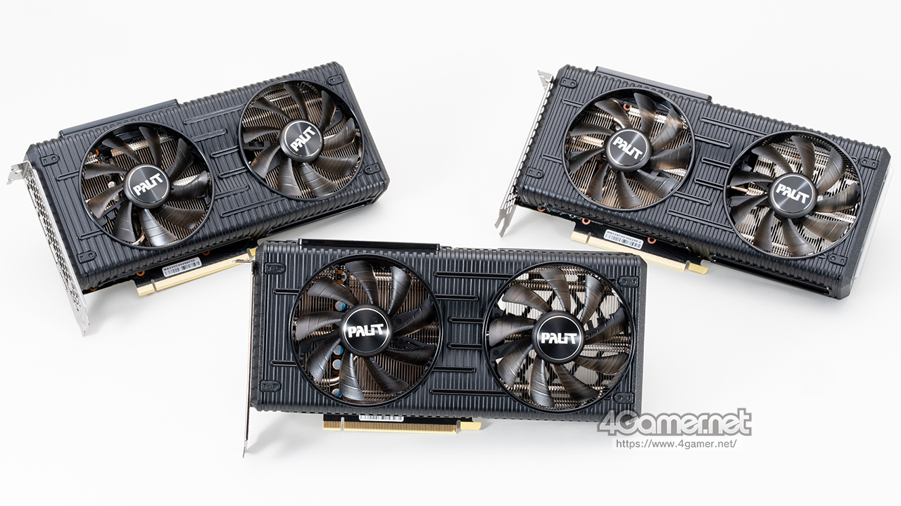 Palitの「GeForce RTX 3060 Dual OC」は,NVIDIA GeForce GTX 1060