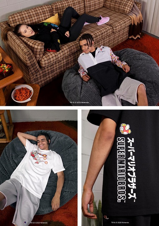 画像ギャラリー No.002のサムネイル画像 / チャンピオンが「スーパーマリオブラザーズ」の35周年を記念したコラボコレクションを12月4日に発売