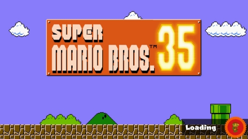 画像集#002のサムネイル/スーパーマリオでバトルロイヤル！　35人のプレイヤーが競い合う「SUPER MARIO BROS. 35」をプレイ