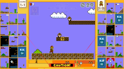 スーパーマリオでバトルロイヤル 35人のプレイヤーが競い合う Super Mario Bros 35 をプレイ