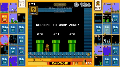 スーパーマリオでバトルロイヤル 35人のプレイヤーが競い合う Super Mario Bros 35 をプレイ
