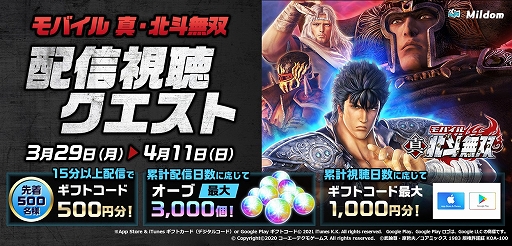 ���������꡼ No.002�Υ���ͥ������ / ������̵�Х�Х���פΥ�����פ��饤���ۿ������ӥ�Mildom���о�