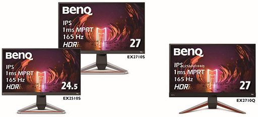 BenQ,165Hz表示対応のゲーマー向け液晶ディスプレイを発売。27型2560