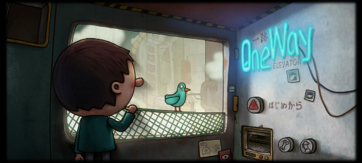画像ギャラリー No.001のサムネイル画像 / 不思議なエレベーターの上で。スマホ向け謎解きゲーム「One Way: The Elevator」を紹介する「(ほぼ)日刊スマホゲーム通信」第2401回
