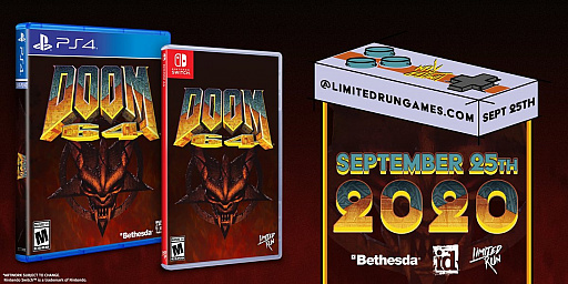 メタルスラッグ 初代 6を収録したps4用ソフトのパッケージ版がlimited Run Gamesから Doom 64 のパッケージ版も
