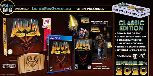 ֥᥿륹å׽6ϿPS4ѥեȤΥѥåǤLimited Run Games顣DOOM 64פΥѥåǤ