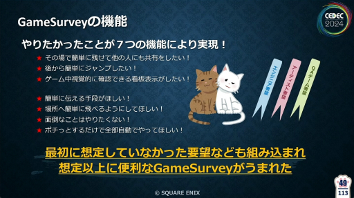 ꡼ No.013 | FF16פγȯǥХå٤ƥGameSurveyɤȤϡƳηаޤ鵡ǽβ⡤̤줿åݡȡCEDEC 2024