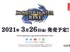 シリーズ最新作「MONSTER HUNTER RISE」がNintendo Switchで発売決定。2021年3月26日に発売を予定