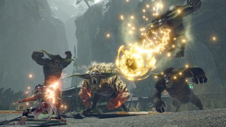 画像ギャラリー No.002のサムネイル画像 / 「モンスターハンターライズ」特別なポーズセットを入手できるイベントクエスト「金獅子ブチギレ」本日実装。便利なアイテムパックも同時配信