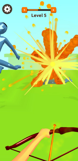 画像ギャラリー No.010のサムネイル画像 / 弓矢でレールSTG。スマホ向けシューティング「アーチャー英雄3D」を紹介する「(ほぼ)日刊スマホゲーム通信」第2411回