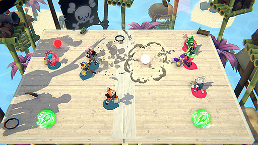 画像ギャラリー No.003のサムネイル画像 / Switch「どうぶつ大乱島」が本日リリース。敵を吹っ飛ばしてマップから弾き出す,最大8人でのマルチに対応した“ワンパンバトロワ”ゲーム