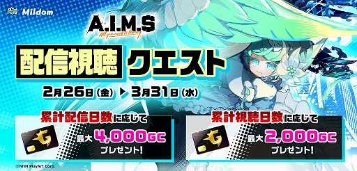 ���������꡼ No.008�Υ���ͥ������ / ��A.I.M.$�פ˿�����󥰡ȥ��ޡɤ��о졣����20��00���ߥ��������������2������ۿ�