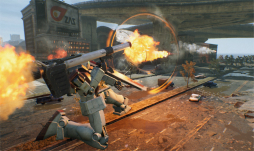 画像ギャラリー No.024のサムネイル画像 / 「機動戦士ガンダム 戦場の絆II」試遊レポート&プロデューサーインタビュー。開放型の新筐体で,MSによる迫力のバトルが展開