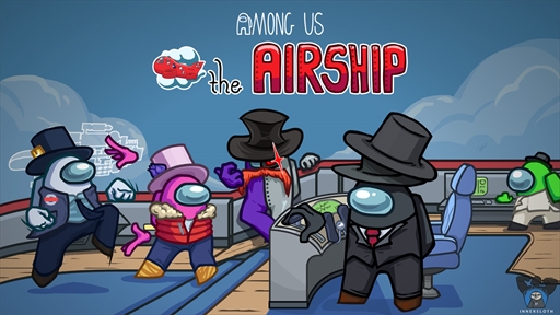 画像ギャラリー No.002のサムネイル画像 / 「Among Us」待望の新マップ“The Airship”が配信開始。過去に類を見ない広さを誇る大型飛行船が争いの舞台に