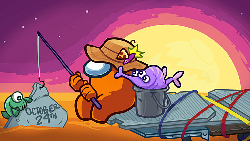 画像ギャラリー No.002のサムネイル画像 / 宇宙人狼ゲーム「Among Us」,キノコの生い茂る新マップ「The Fungle」を10月25日に配信