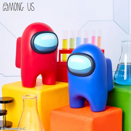 Imagem miniatura da Galeria de Imagens nº 002 / “Among Us”, prêmios exclusivos para diversão serão divulgados sequencialmente a partir do dia 14 de abril. Também estão disponíveis figuras de vinil macio de aproximadamente 18 cm com motivos de companheiros de tripulação.