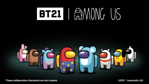 画像集#001のサムネイル/「Among Us」とBTSのキャラクターブランド「BT21」がコラボ。11月25日にコンテンツ公開へ