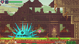 画像ギャラリー No.004のサムネイル画像 / Switch用ソフト「フェノトピア」が本日配信。少女ゲイルが突然消えてしまった村人たちの謎を追うために冒険する2DアクションADV