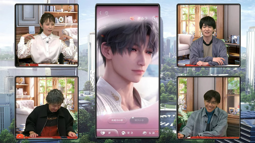 画像ギャラリー No.011のサムネイル画像 / 「恋と深空」リリース記念生放送レポート。小林裕介さん,佐藤拓也さん,立花慎之介さんがダミーヘッドを使用した生朗読を披露!