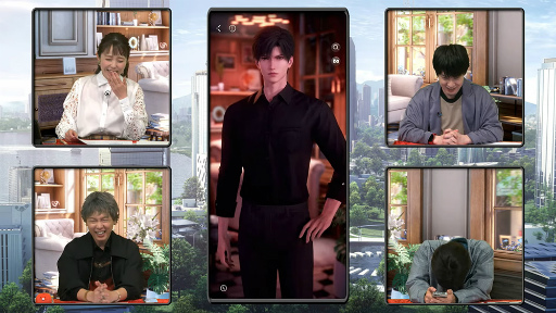 画像ギャラリー No.012のサムネイル画像 / 「恋と深空」リリース記念生放送レポート。小林裕介さん,佐藤拓也さん,立花慎之介さんがダミーヘッドを使用した生朗読を披露!