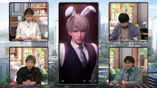 画像ギャラリー No.013のサムネイル画像 / 「恋と深空」リリース記念生放送レポート。小林裕介さん,佐藤拓也さん,立花慎之介さんがダミーヘッドを使用した生朗読を披露!