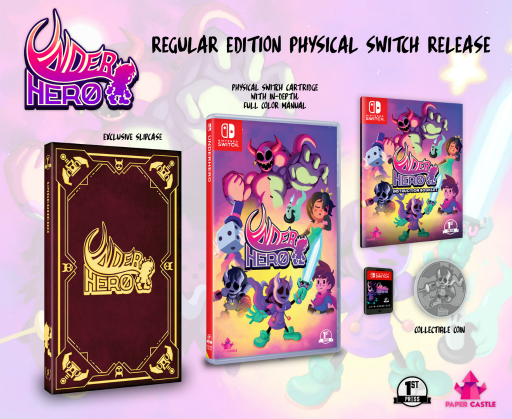 ���������꡼ No.009�Υ���ͥ������ / �ե��󥿥���RPG��Underhero�פΥѥå������Ǥ�2021ǯ��դ�ȯ�䡣���ͽ�������