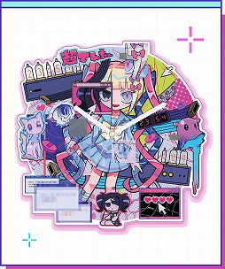 画像ギャラリー No.002のサムネイル画像 / 「NEEDY GIRL OVERDOSE」のオンラインくじ,本日発売。寺田てら氏や3774.氏など,人気絵師のイラスト使用した新作グッズが登場