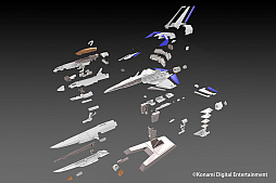 画像ギャラリー No.009のサムネイル画像 / プラモデル「ビックバイパーver.グラディウスII」の予約受付を開始。パーツの差し替えによりランディング形態を再現