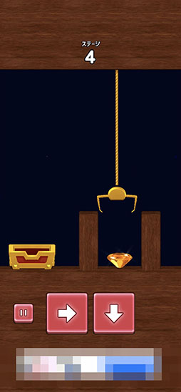 画像集#002のサムネイル/クレーンを操作して宝石獲得。「キラキラ宝石キャッチャー」を紹介する「（ほぼ）日刊スマホゲーム通信」第2454回