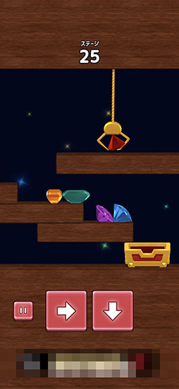 画像集#010のサムネイル/クレーンを操作して宝石獲得。「キラキラ宝石キャッチャー」を紹介する「（ほぼ）日刊スマホゲーム通信」第2454回