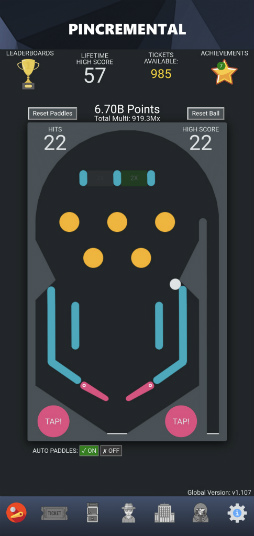 画像ギャラリー No.003のサムネイル画像 / 終わりなき暇つぶし。スマホ向けピンボール「Pincremental」を紹介する「(ほぼ)日刊スマホゲーム通信」第2456回