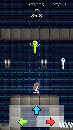 画像ギャラリー No.002のサムネイル画像 / スマホ向けカジュアルゲーム「翔べ!エスパーぴえん」が配信開始