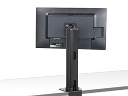 画像ギャラリー No.005のサムネイル画像 / 耐荷重24kgで重量級ディスプレイも装着できる昇降式スタンドがセンチュリーから