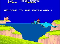 画像ギャラリー No.001のサムネイル画像 / PS4/Switch版「アーケードアーカイブス フェアリーランドストーリー」が12月3日に配信。敵をケーキに変身させる魔法を駆使してステージを攻略