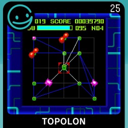 画像ギャラリー No.001のサムネイル画像 / アクションパズルゲーム「TOPOLON(トポロン)」がG-MODEアーカイブスよりリリース