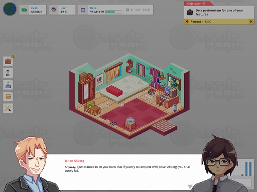 画像ギャラリー No.002のサムネイル画像 / 経営シム「Startup Panic」がリリース。ベンチャー企業の若き経営者として奮闘してみよう