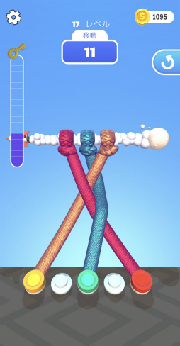 画像ギャラリー No.003のサムネイル画像 / ねじれたヒモをほどけ! スマホ向けパズル「Tangle Master 3D」を紹介する「(ほぼ)日刊スマホゲーム通信」第2468回