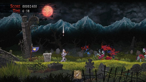 画像集#005のサムネイル/Switch用ソフト「帰ってきた 魔界村」は本日配信スタート。原点回帰+新要素でさらに恐ろしくなった魔界村のインプレッションをお届け