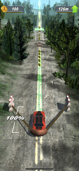 画像ギャラリー No.003のサムネイル画像 / 車をひっぱりゴールへ! スマホ向けアクション「Slingshot Stunt Driver & Sport」を紹介する「(ほぼ)日刊スマホゲーム通信」第2474回