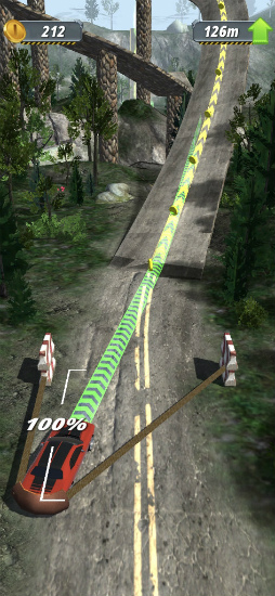 画像ギャラリー No.009のサムネイル画像 / 車をひっぱりゴールへ! スマホ向けアクション「Slingshot Stunt Driver & Sport」を紹介する「(ほぼ)日刊スマホゲーム通信」第2474回