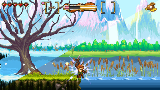 画像ギャラリー No.005のサムネイル画像 / Switch「キセツのキツネ」,2020年12月24日に発売。RPGとシューティング要素が融合したアクションゲーム