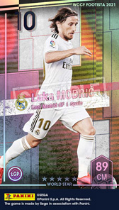 画像ギャラリー No.002のサムネイル画像 / 「WCCF FOOTISTA 2021」,第1回キャンペーンが開催。ルカ・モドリッチなど限定カードの獲得チャンス