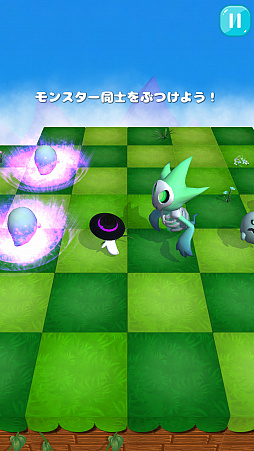 画像ギャラリー No.002のサムネイル画像 / オバケをぶつけてモンスターを倒す「ぶつかり魂」が配信開始