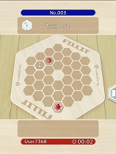 画像ギャラリー No.007のサムネイル画像 / 「FILLIT」決められた手数でコマを移動させる1人用のパズル機能が実装